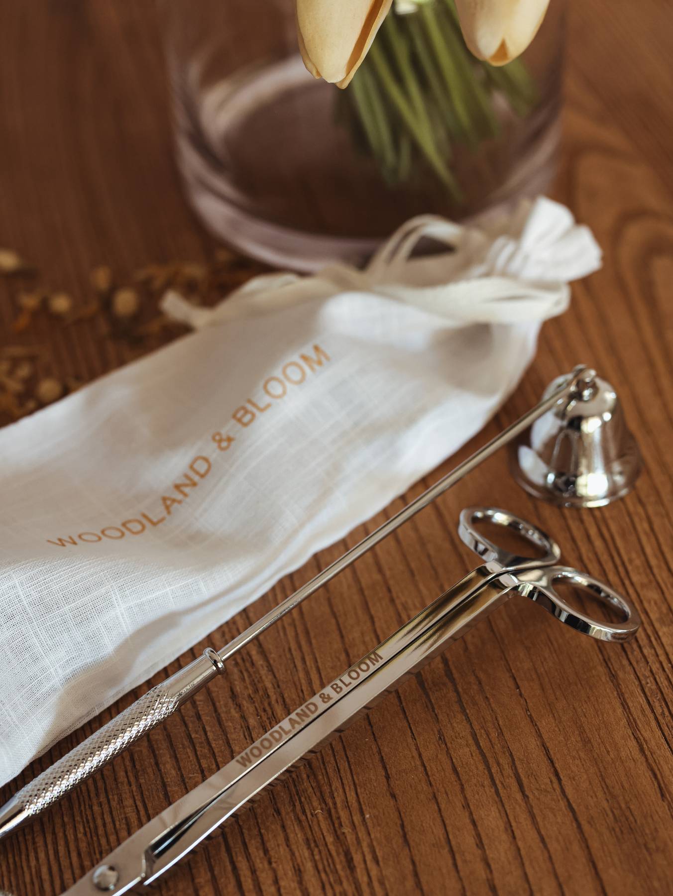Wick Trimmer & Candle Snuffer Set - Silver
