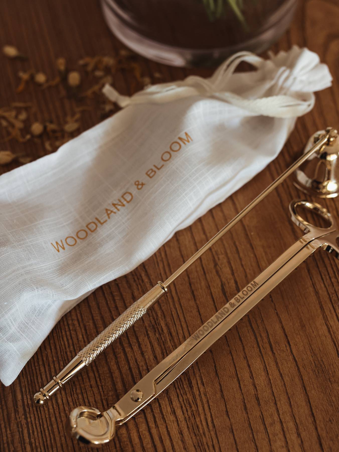Wick Trimmer & Candle Snuffer Set - Gold