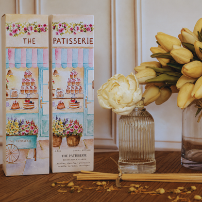 The Patisserie – Pistachio Macaron & Sweet Indulgence Reed Diffuser
