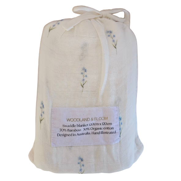 Forget-Me-Not Swaddle Wrap