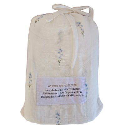 Forget-Me-Not Swaddle Wrap