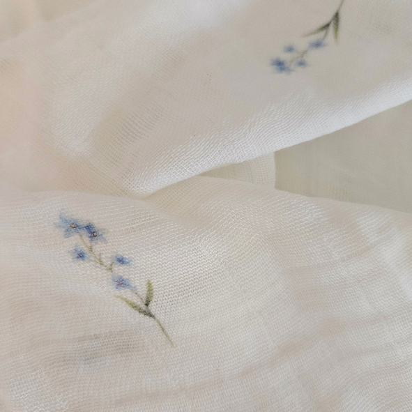 Forget-Me-Not Swaddle Wrap