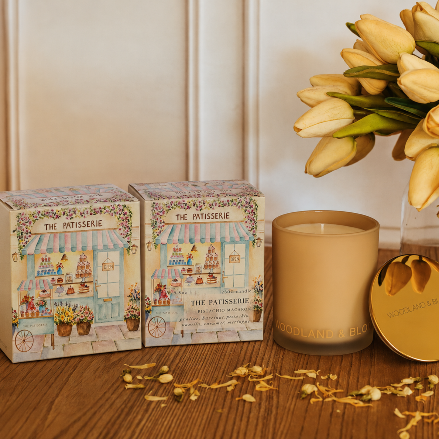 The Patisserie – Pistachio Macaron & Sweet Indulgence Candle